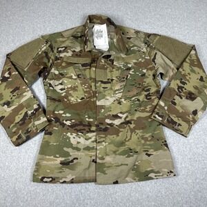Military‎ Combat Uniform Jacket Unisex Small Reg Rip Stop Woodland Camo Coat